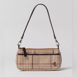 Vintage Lauren Ralph Lauren Houndstooth Clutch Bag